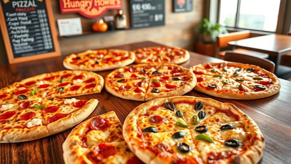 affordable customizable classic pizzas