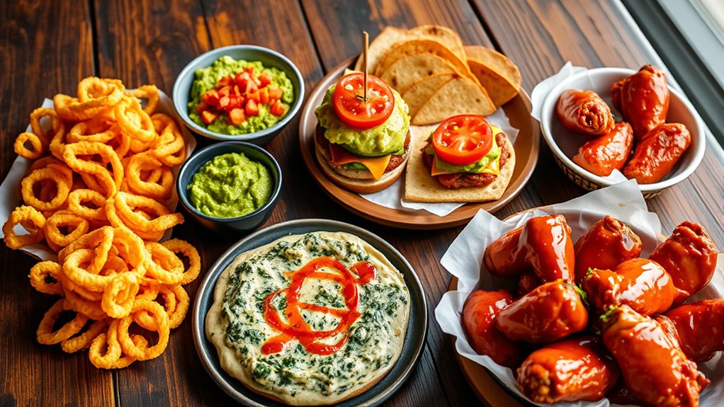 appetizers flavors dietary options