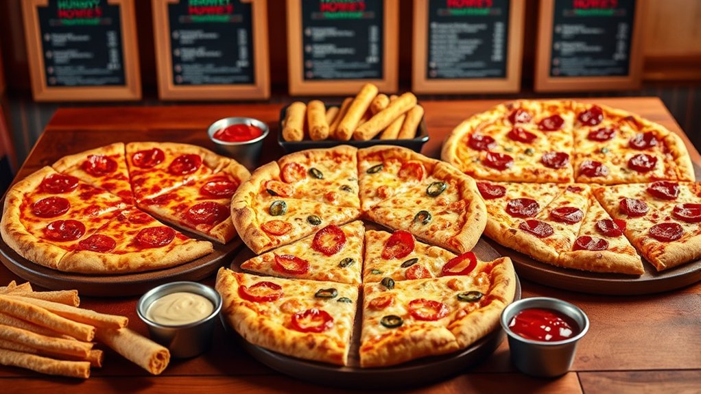 bold flavored pizza options