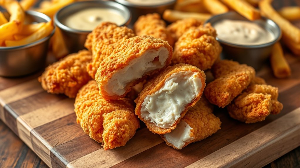 crispy flavorful chicken strips