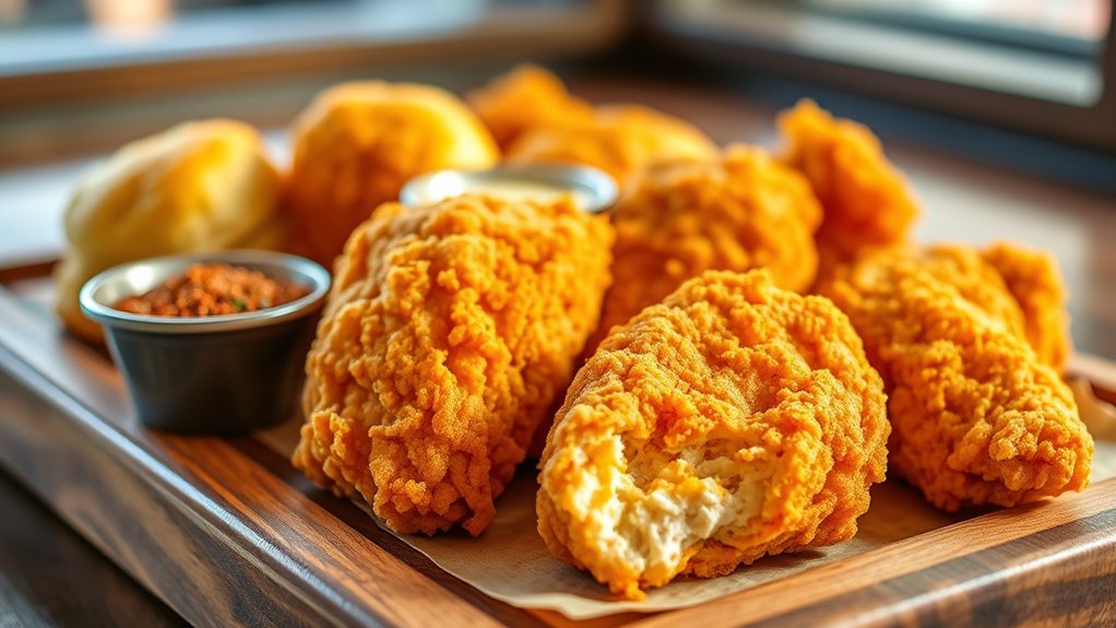 crispy seasoned affordable satisfying