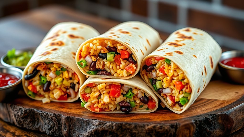 customizable flavorful burritos