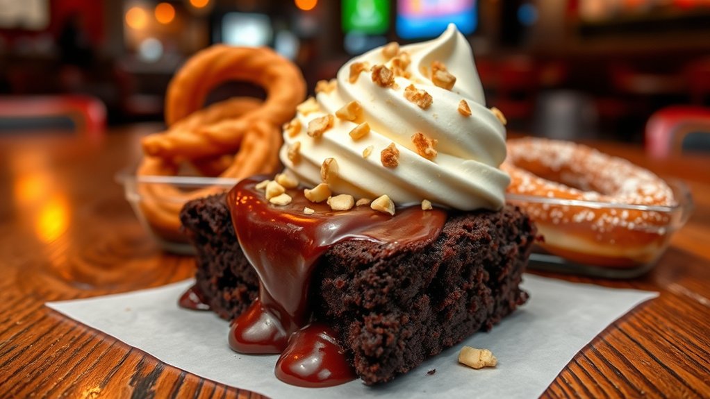 decadent desserts with presentation