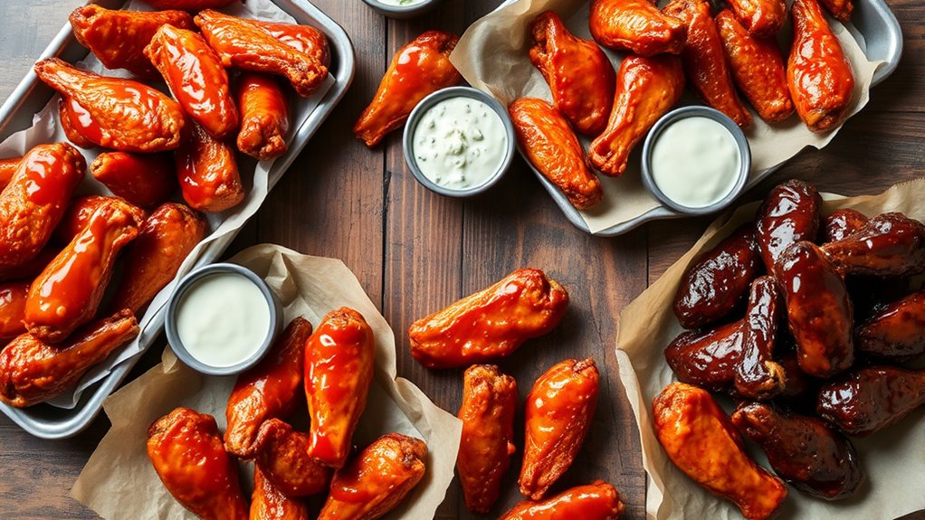 flavorful crispy wing options