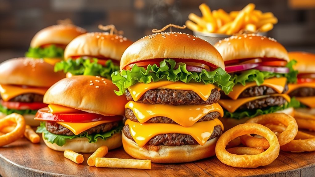 hearty flavorful burger combos