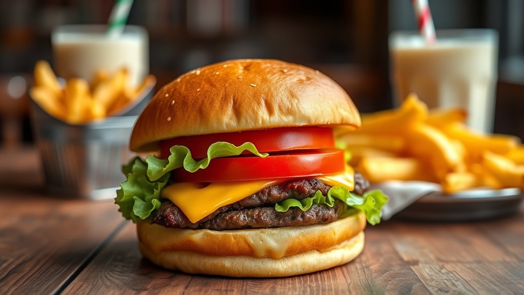 juicy fresh affordable burger