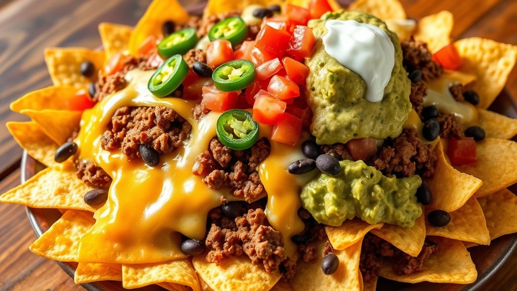loaded customizable flavorful nachos