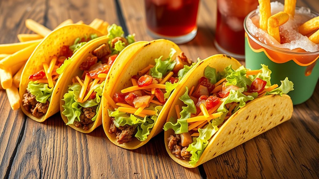 popular del taco menu