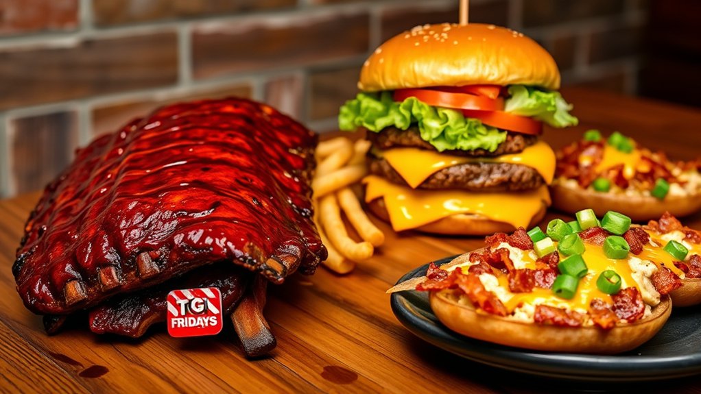 popular tgi fridays dishes