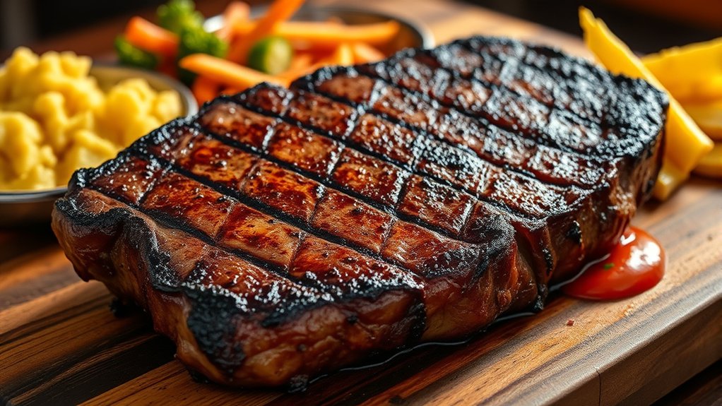 premium grilled aged steaks