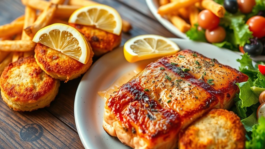 seafood dishes with prices
