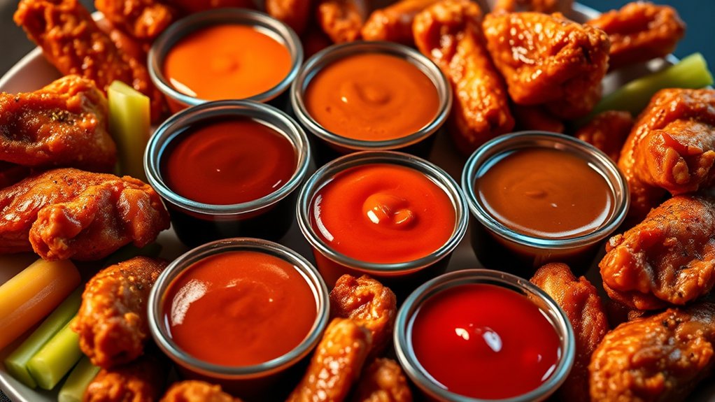 spicy and sweet flavor options