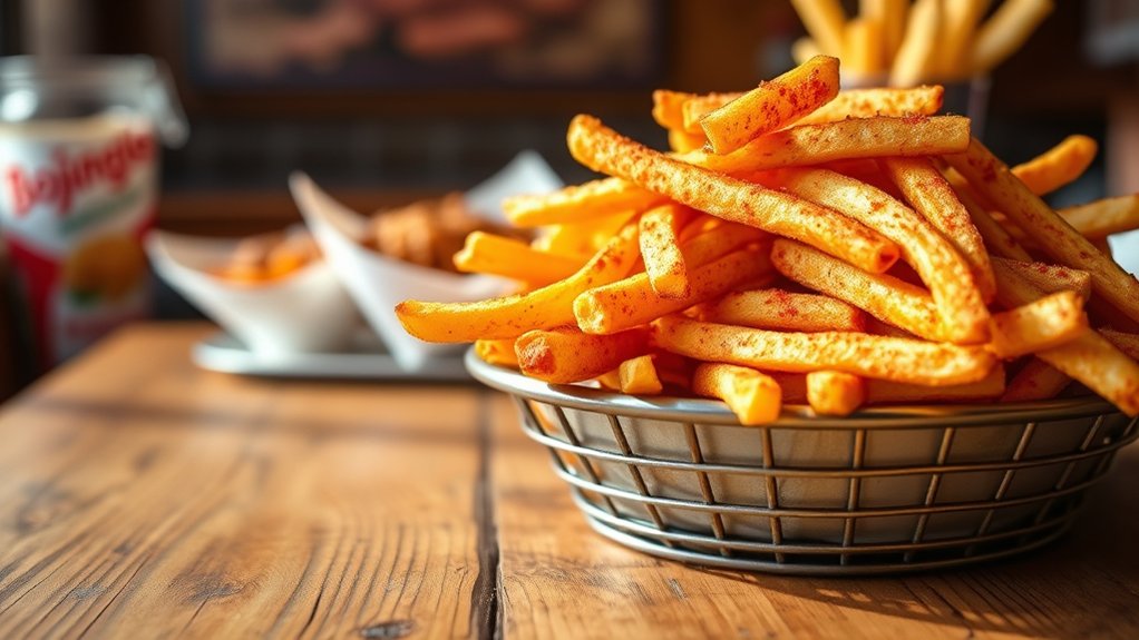 spicy crispy affordable fries