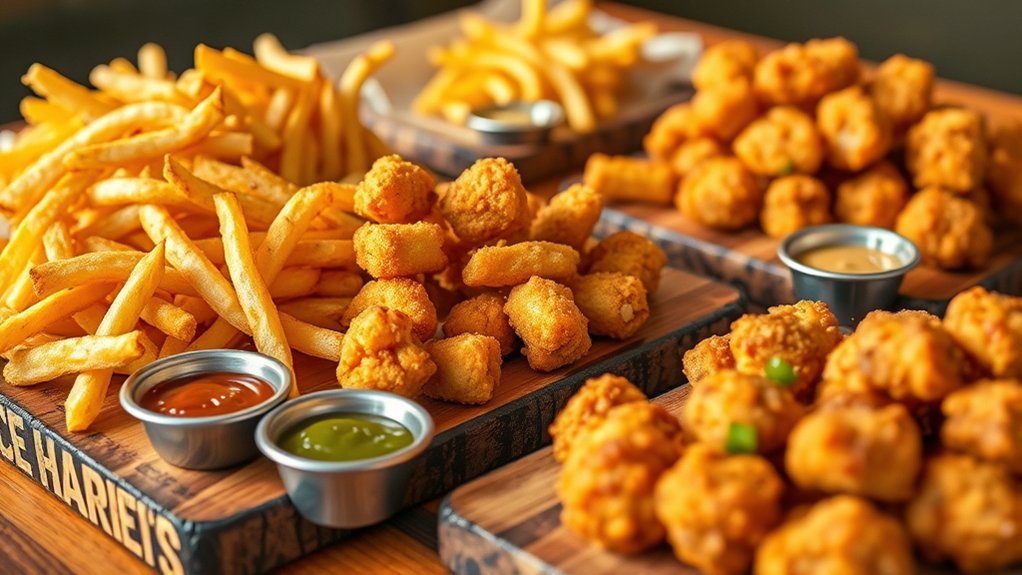 tasty sides with sauces