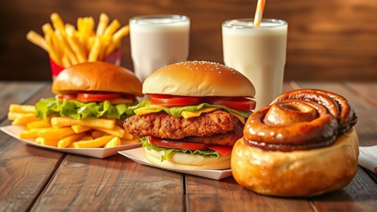 top five menu favorites