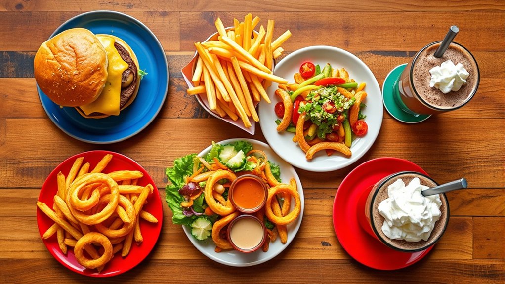 top five menu items