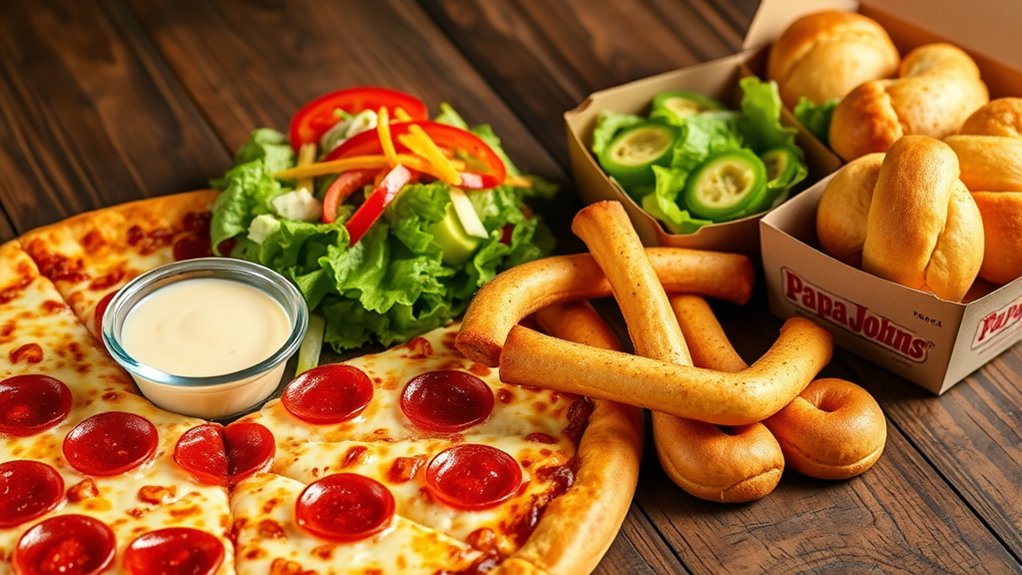 top five papa john s dishes