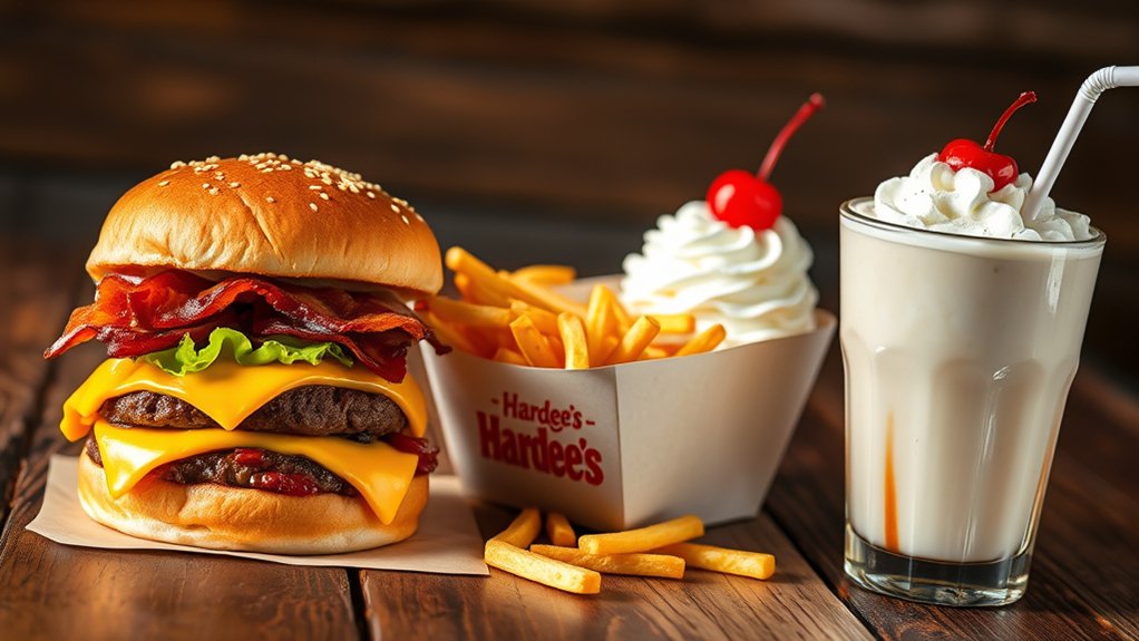 top hardee menu favorites