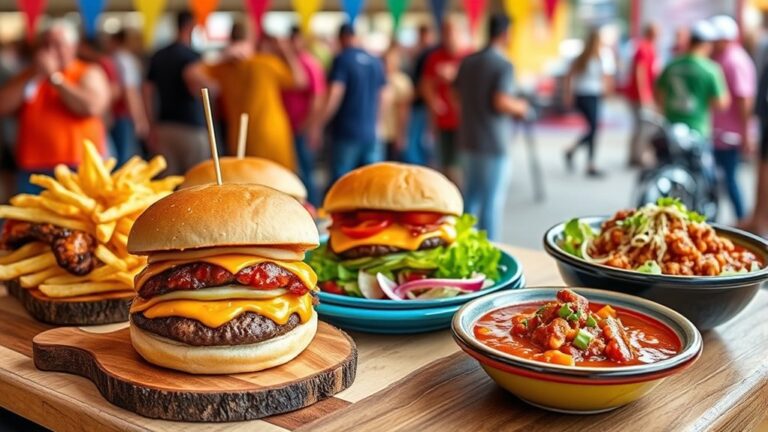 top rally menu selections