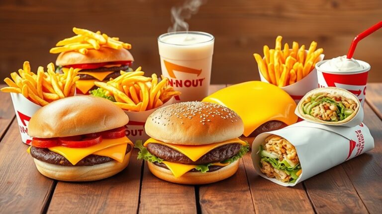 top seven menu items