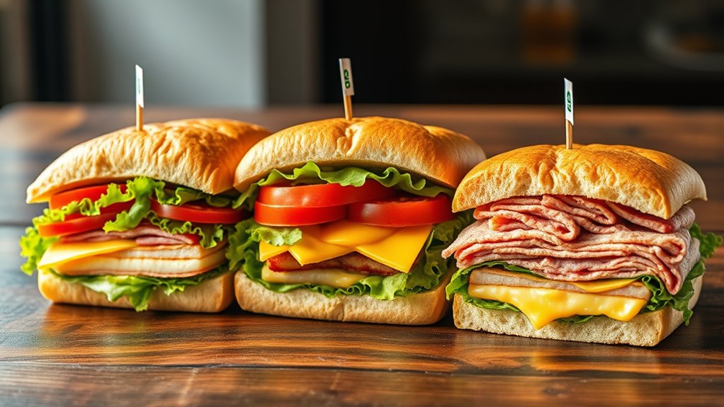 top subway menu picks