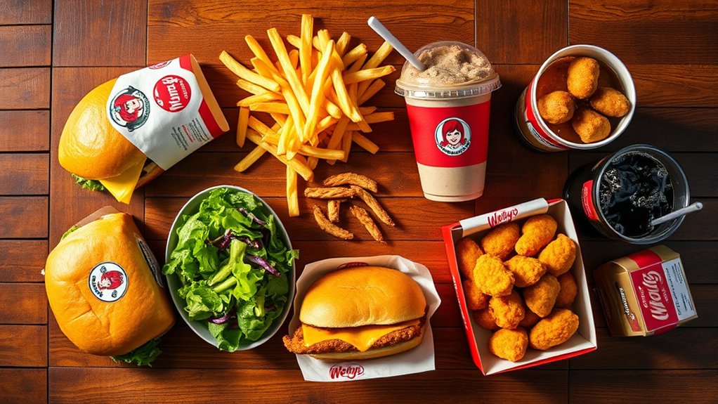 top wendy menu options
